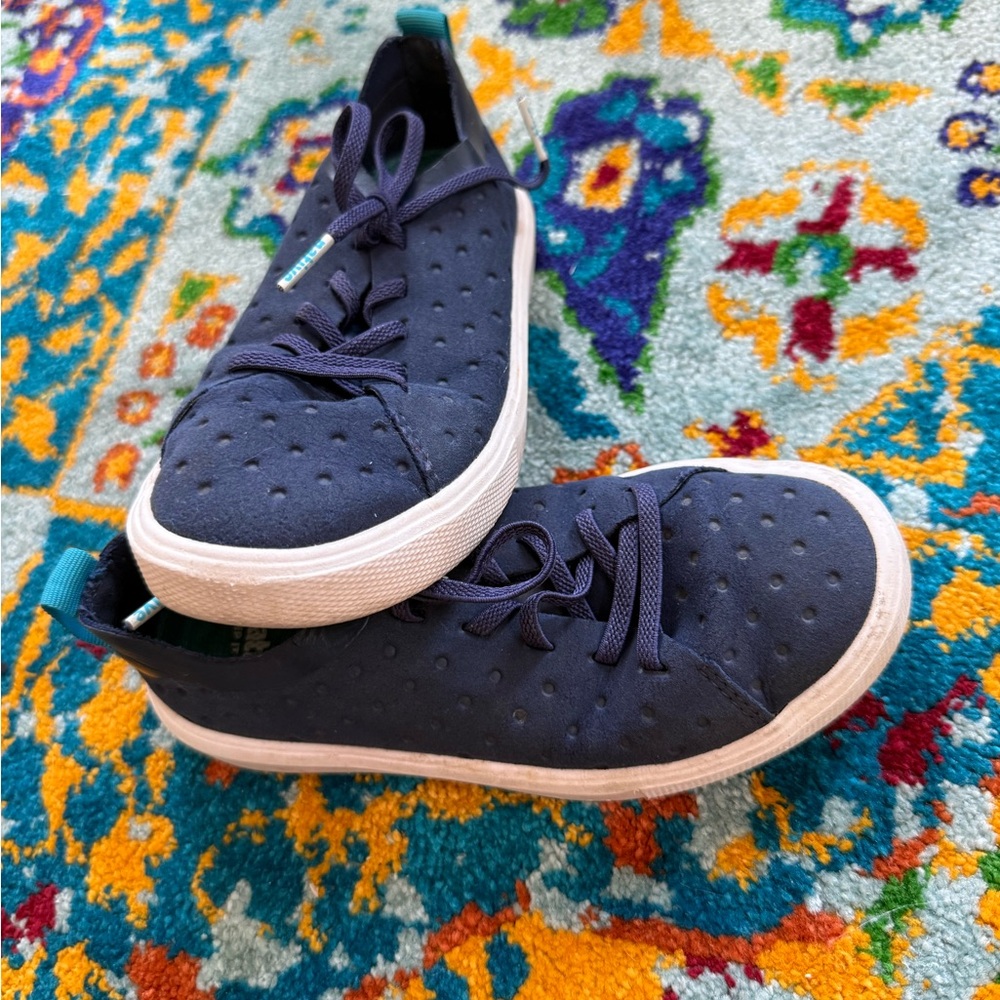 Native Shoes Monaco Low Liteknit Navy Blue Sneakers C12 EU 29